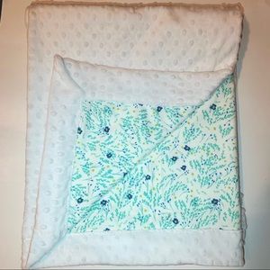 Handmade minky baby/toddler blanket